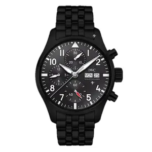 Fake IWC Replica Watch Pilots Limited Edition Black DLCPVD Blaken0408