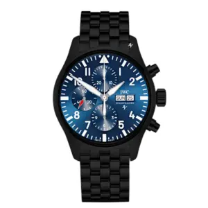 Fake IWC Replica Watch Pilots Limited Edition Black DLCPVD Blaken0410