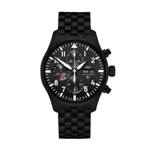 Fake IWC Replica Watch Pilots Limited Edition Black DLCPVD Blaken0411