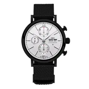 Fake IWC Replica Watch Portofino Limited Edition Black DLCPVD Blaken0414