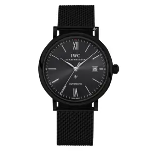 Fake IWC Replica Watch Portofino Limited Edition Black DLCPVD Blaken0416