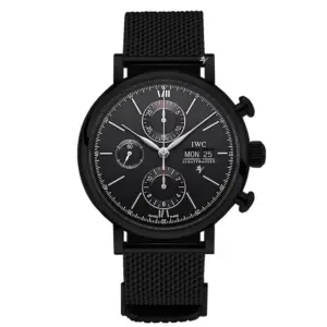 Fake IWC Replica Watch Portofino Limited Edition Black DLCPVD Blaken0417