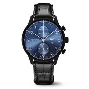 Fake IWC Replica Watch Portugieser Limited Edition Black DLCPVD Blaken0421