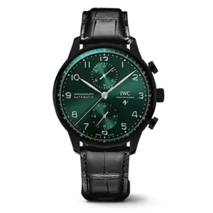 Fake IWC Replica Watch Portugieser Limited Edition Black DLCPVD Blaken0422