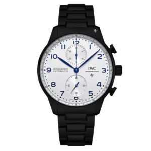 Fake IWC Replica Watch Portugieser Limited Edition Black DLCPVD Blaken0426