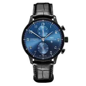 Fake IWC Replica Watch Portugieser Limited Edition Black DLCPVD Blaken0427