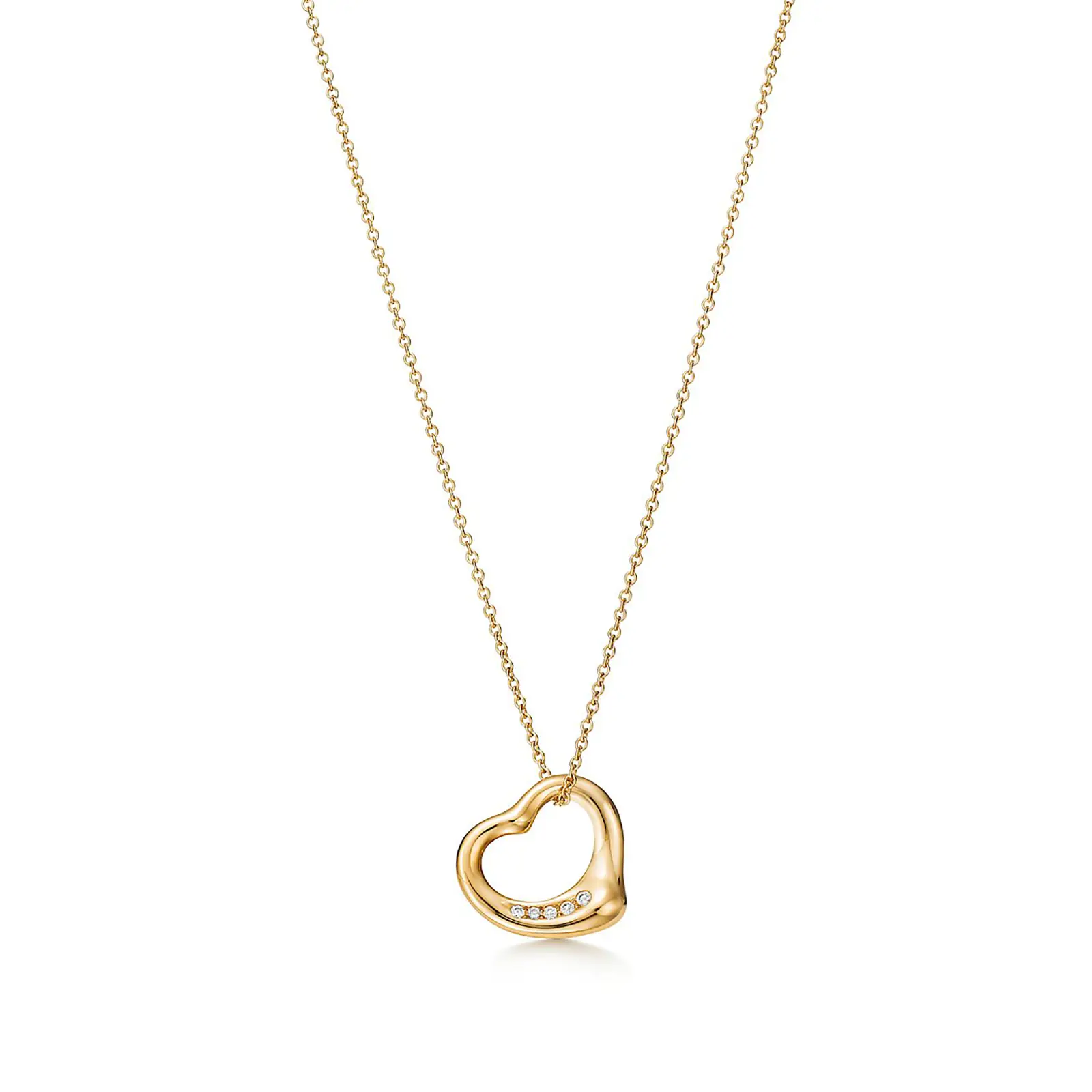 Fake Tiffany Jewelry elsa perettiopen heart pendant 11624294 1027998 ED