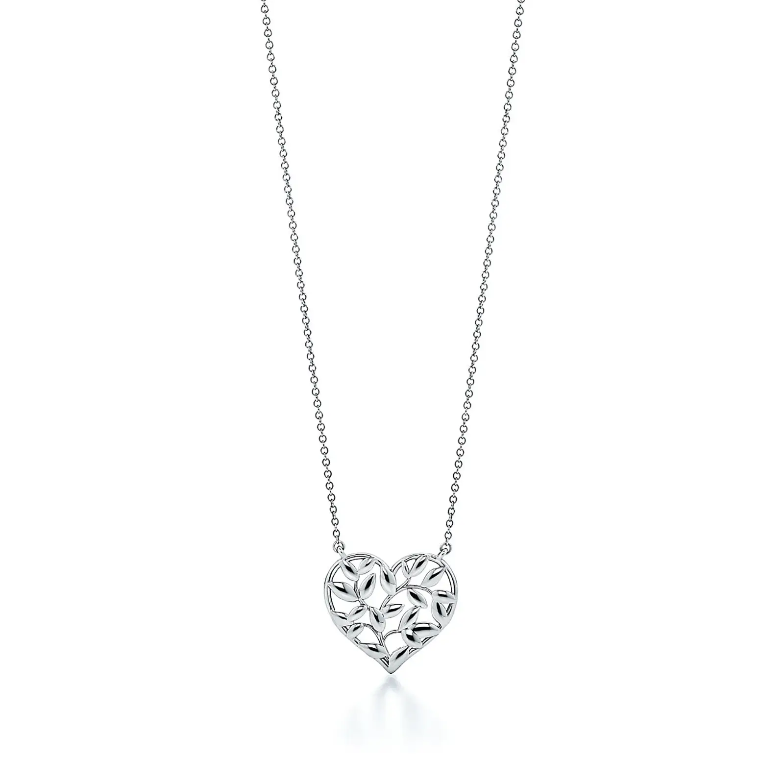 Fake Tiffany Jewelry paloma picassoolive leaf heart pendant 30143159 1035288 ED