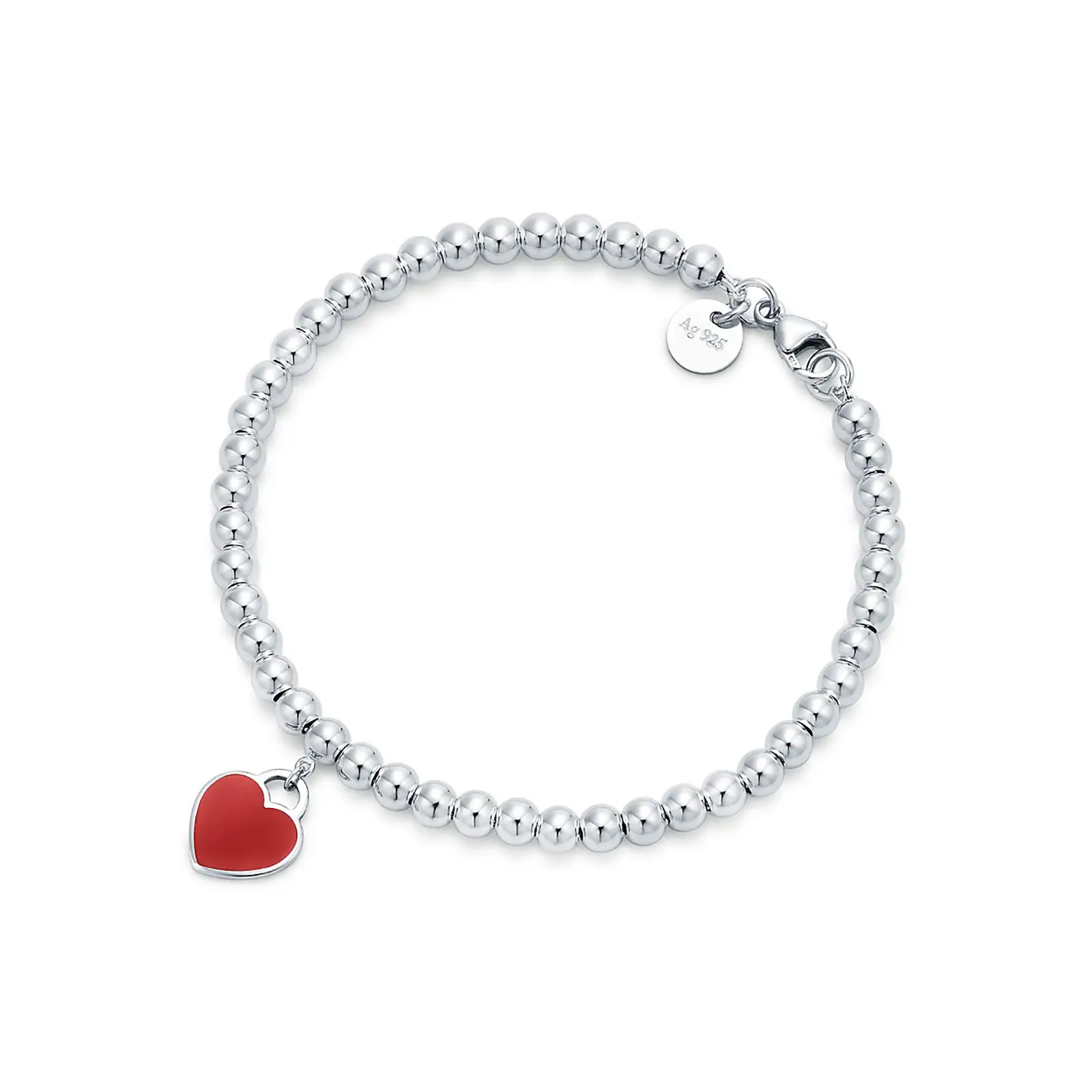 Fake Tiffany Jewelry return to tiffanyred heart tag bead bracelet 61941770 1015121 ED M