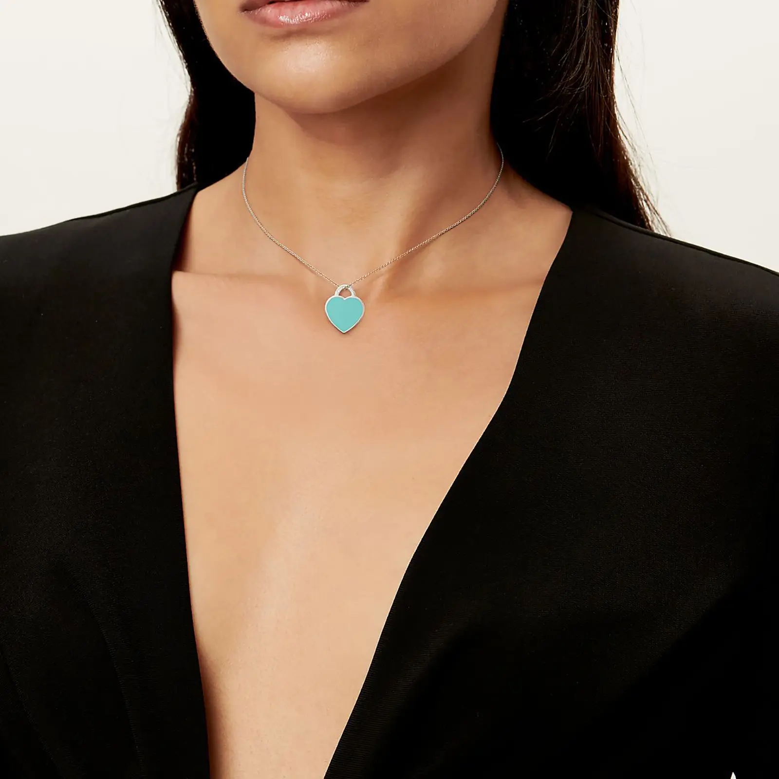 Fake Tiffany Jewelry return to tiffanytiffany blue small heart tag pendant 72155734 1039742 SV 1