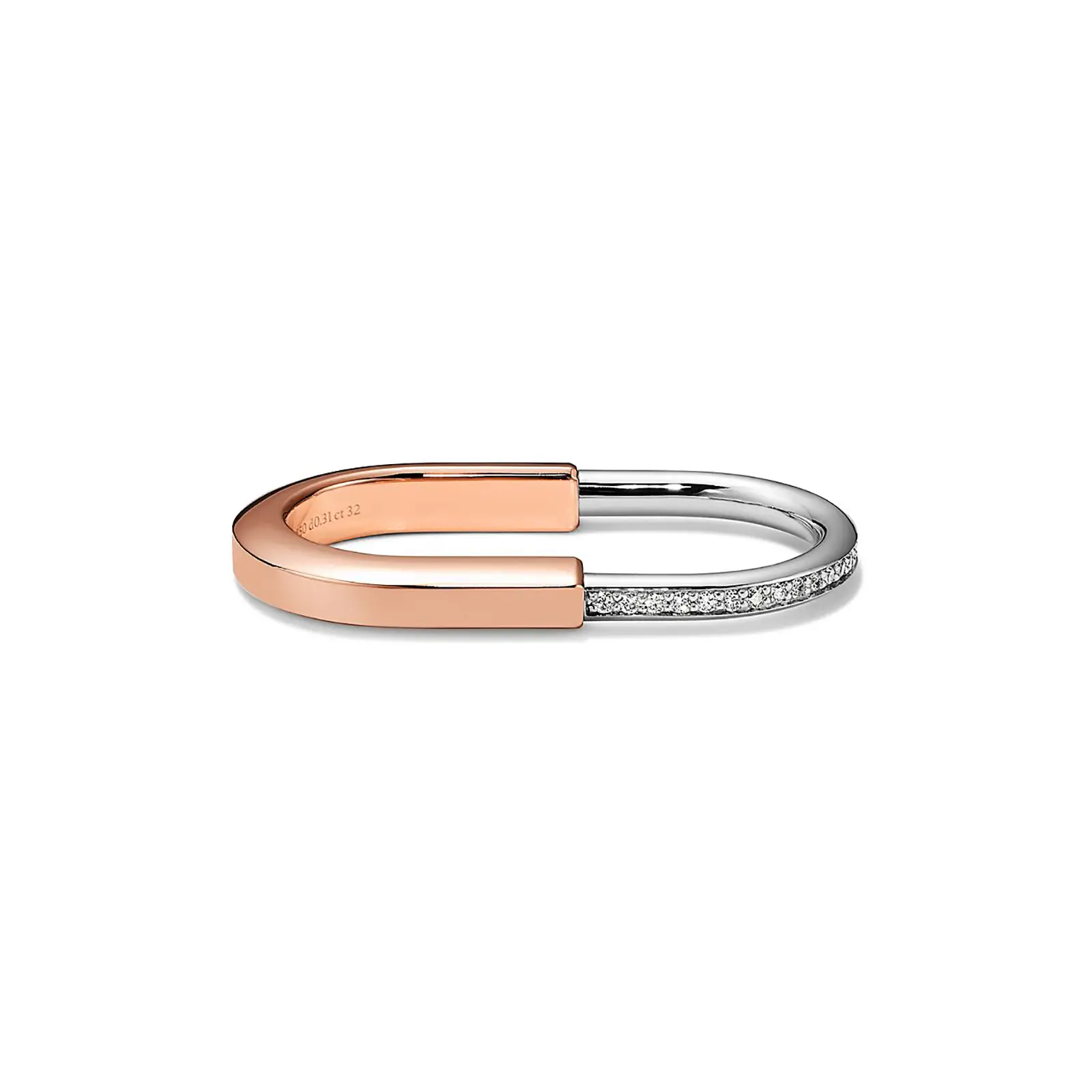 Fake Tiffany Jewelry tiffany locktwo finger ring 71855708 1052856 ED M