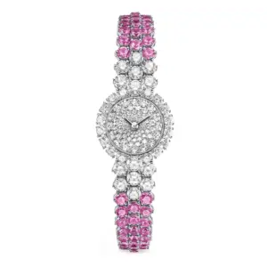Fake Van Cleef Dupe A Cheval Replica Watch Platinum VCARPBME00
