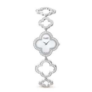 Fake Van Cleef Dupe Alhambra Replica Watch Small Model VCARO8OF00