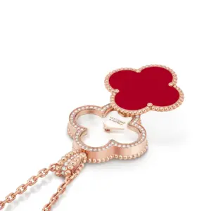 Fake Van Cleef Dupe Alhambra Secret Pendant Replica Watch VCARO8ZV00