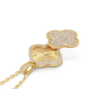 Fake Van Cleef Dupe Alhambra Secret Pendant Replica Watch VCARO8ZZ00