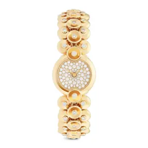 Fake Van Cleef Dupe Bouton DOr Replica Watch Large VCARO8R100