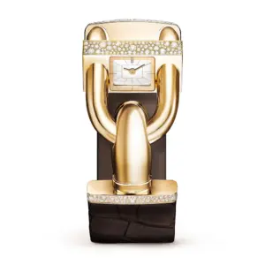 Fake Van Cleef Dupe Cadenas Replica Watch 18K Yellow VCARO4IJ00