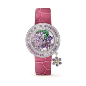 Fake Van Cleef Dupe Charms Extraordinaire Desir Replica Watch VCARO4JV00