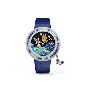 Fake Van Cleef Dupe Charms Papillon Feerique Replica Watch VCARPBKY00