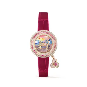 Fake Van Cleef Dupe Charms Romance Parisienne Rencontre Replica VCARO8WP00