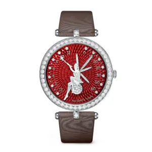 Fake Van Cleef Dupe Lady Arpels Feerie Rouge Replica VCARO3MA00
