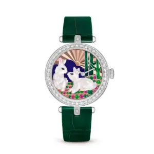 Fake Van Cleef Dupe Lady Duo De Lapins Replica VCARPBK900