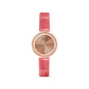 Fake Van Cleef Dupe Perlee Replica Watch 23mm 18K VCARPBML00