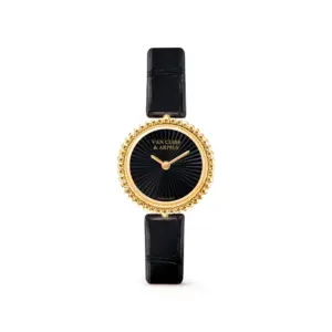 Fake Van Cleef Dupe Perlee Replica Watch 23mm 18K VCARPBNY00
