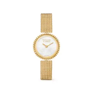 Fake Van Cleef Dupe Perlee Replica Watch 23mm 18K VCARPER200