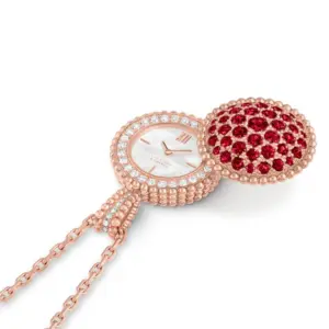 Fake Van Cleef Dupe Perlee Secret Pendant Replica Watch VCARPBMU00