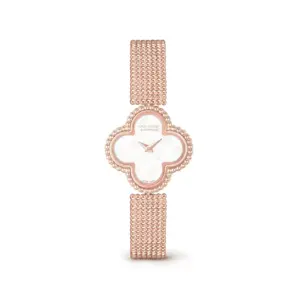 Fake Van Cleef Dupe Sweet Alhambra Replica Watch 18K VCARPBNX00