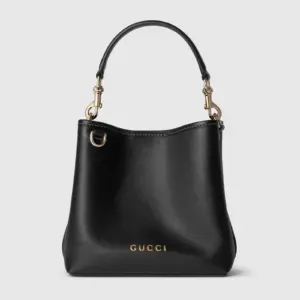 Replica Designer Bag GUCCI GG Emblem Mini Bucket Bag