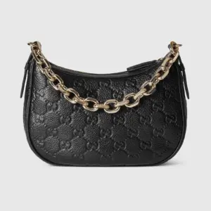 Replica Designer Bag GUCCI GG Emblem Small Shoulder Bag