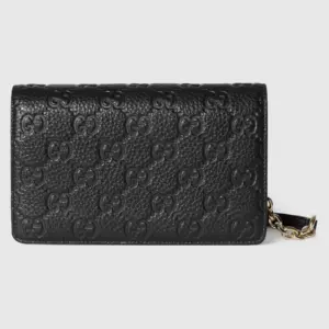 Replica Designer Bag GUCCI GG Emblem Super Mini Shoulder Bag