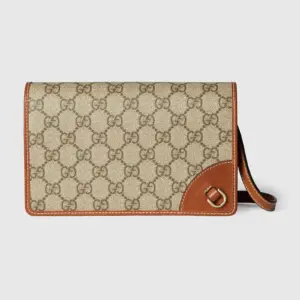 Replica Designer Bag GUCCI GG Emblem Super Mini Shoulder Bag