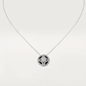 Galanterie de Fake Cartier necklace white gold black Cartier N7424215