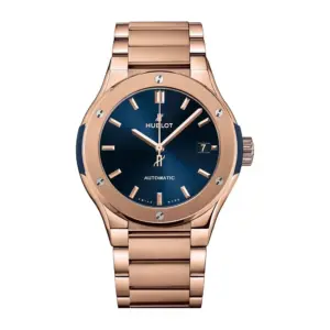 Hublot Replica Watch Classic Fusion Blue King Gold 568 OX 7180 OX