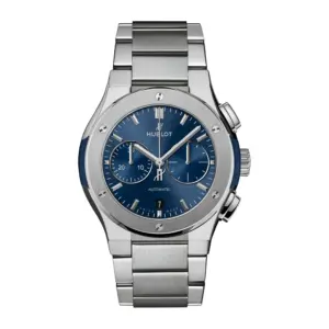 Hublot Replica Watch Classic Fusion Chronograph Titanium Blue 520 NX 7170 NX