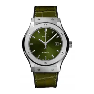 Hublot Replica Watch Classic Fusion Green Titanium 542 NX 8970 LR