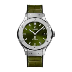 Hublot Replica Watch Classic Fusion Green Titanium 565 NX 8970 LR