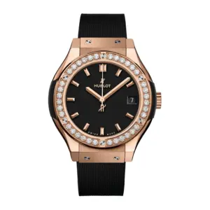 Hublot Replica Watch Classic Fusion King Gold Diamonds 581 OX 1181 RX 1104