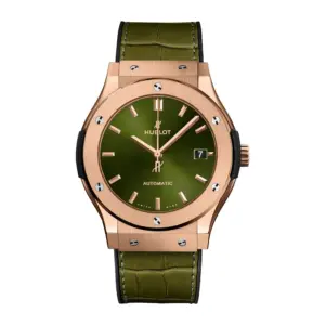 Hublot Replica Watch Classic Fusion King Gold Green 511 OX 8980 LR