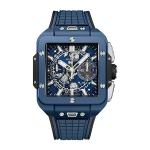 Hublot Replica Watch Square Bang Unico Blue Ceramic 821 EX 5170 RX SD