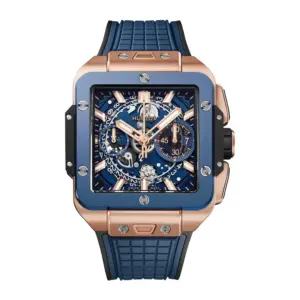 Hublot Replica Watch Square Bang Unico King Gold 821 OL 5180 RX SD