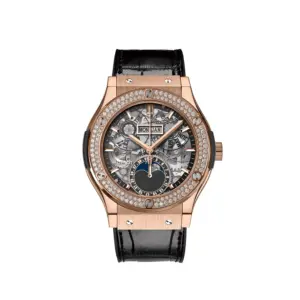 Hublot Replicas Classic Fusion Aerofusion Moonphase King Gold 547 OX 0180 LR 1104