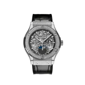 Hublot Replicas Classic Fusion Aerofusion Moonphase Titanium Diamonds 547 NX 0170 LR 1104