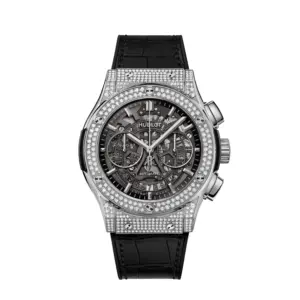 Hublot Replicas Classic Fusion Aerofusion Titanium Pave 45MM 525 NX 0170 LR 1704