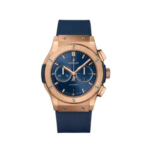 Hublot Replicas Classic Fusion Chronograph King Gold Blue 541 OX 7180 RX