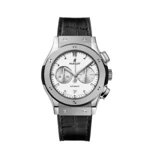 Hublot Replicas Classic Fusion Chronograph Titanium Opalin 42MM 541 NX 2611 LR