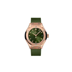 Hublot Replicas Classic Fusion King Gold Green 29MM 591 OX 8980 RX